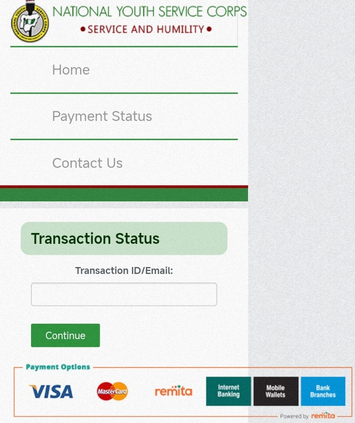 Check Payment Status NYSC Pioneers 1