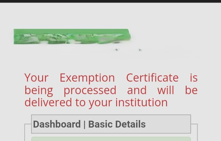 Notification For Exemption Due To Age On JAMB