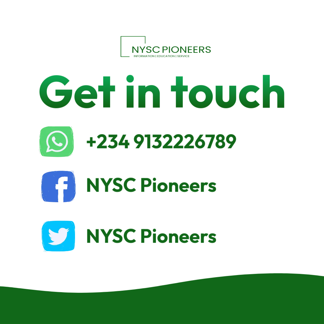 Contact NYSC Pioneers