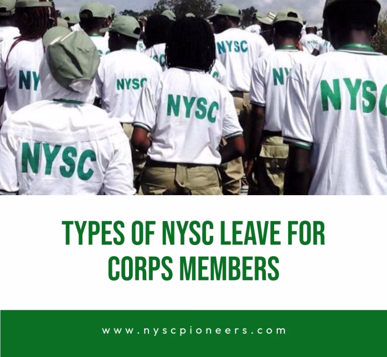 NYSC Leave And How Corps Members Can Apply NYSC Pioneers 1